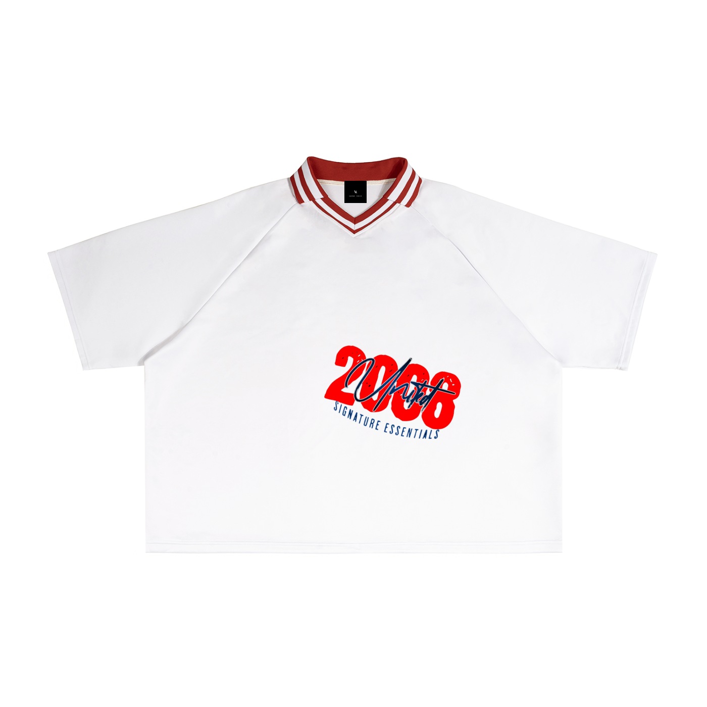 2008 United Signature Essentials Lapel Collar tee