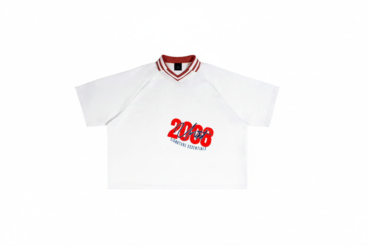 2008 United Signature Essentials Lapel Collar tee