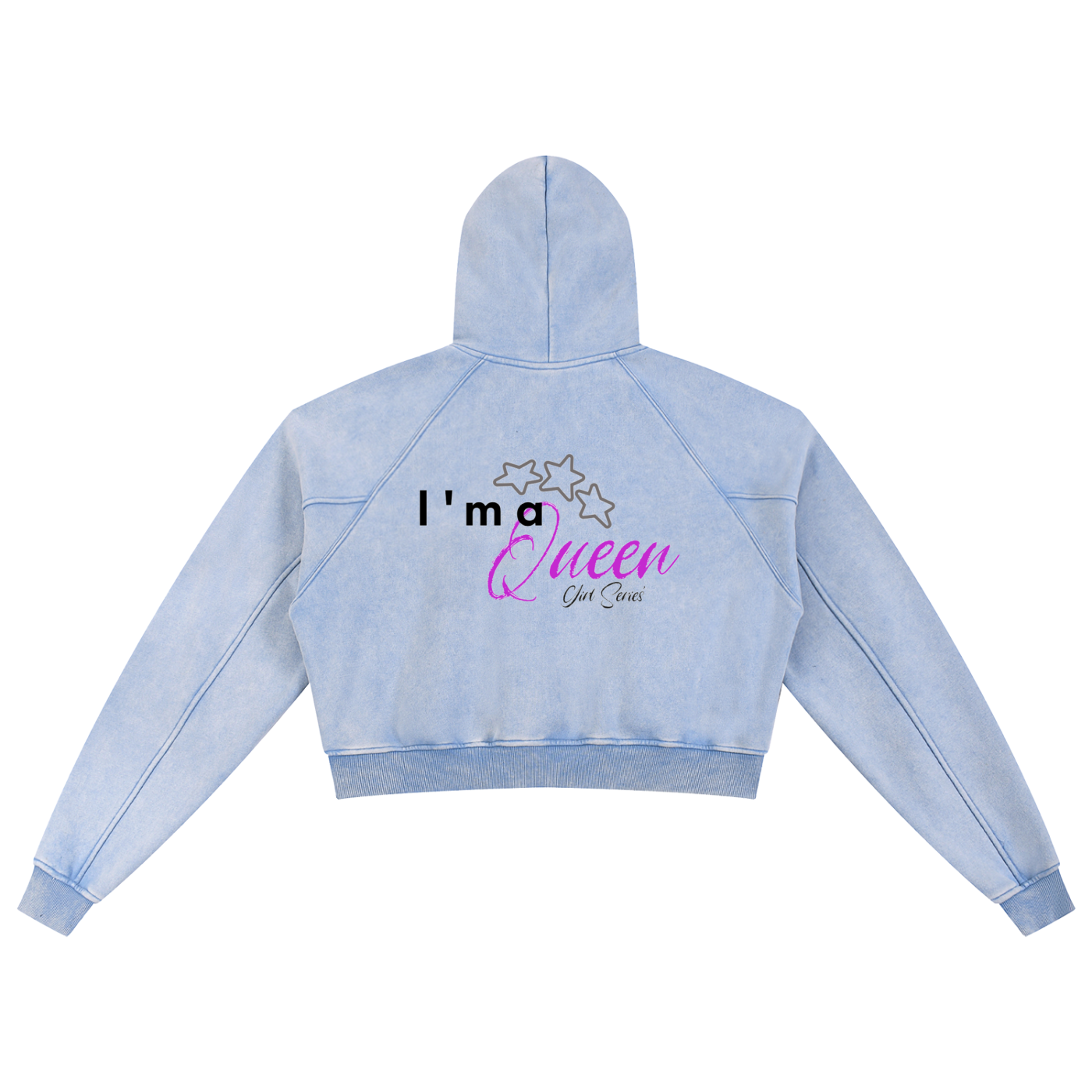 Snow Washed Cropped hoodie