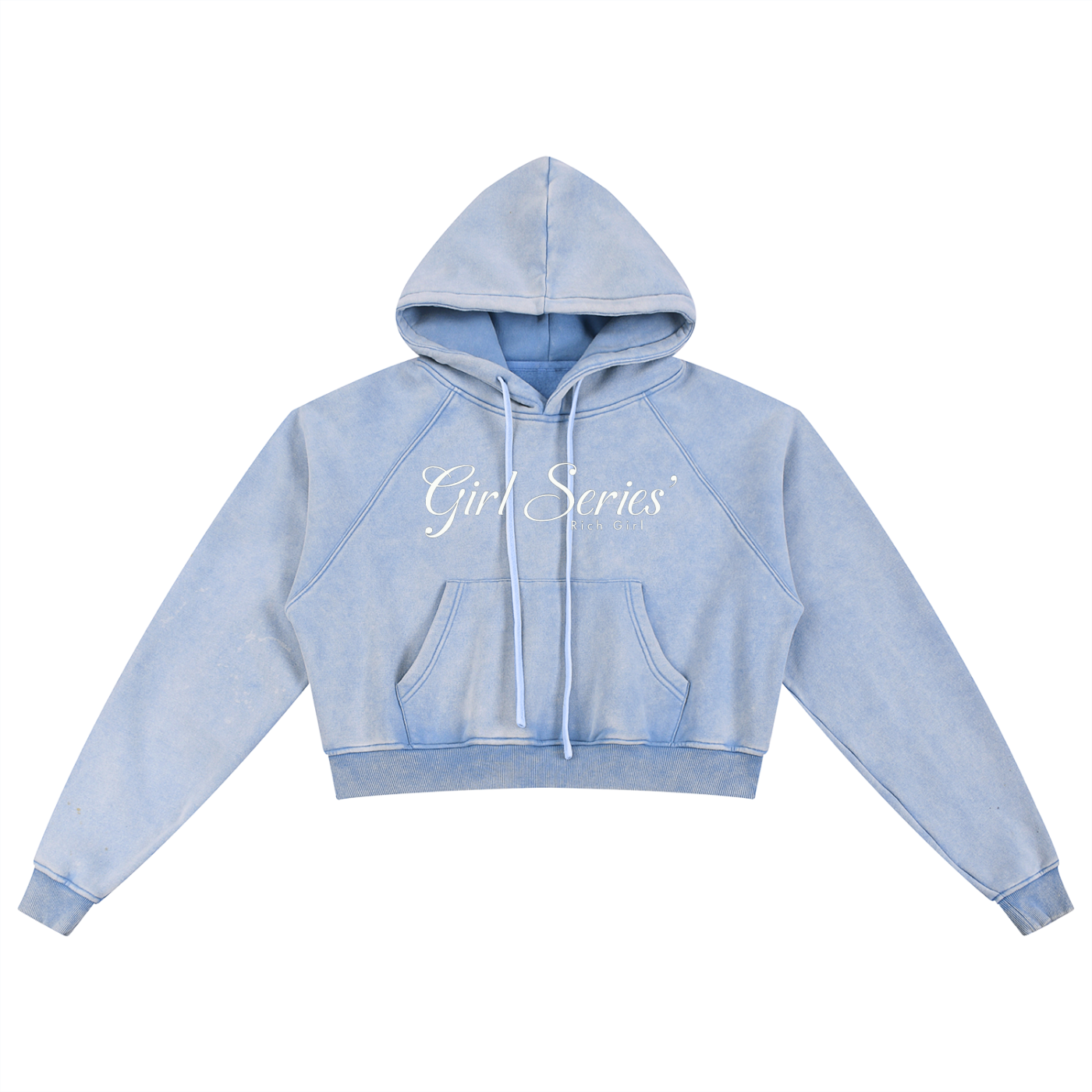 Snow Washed Cropped hoodie
