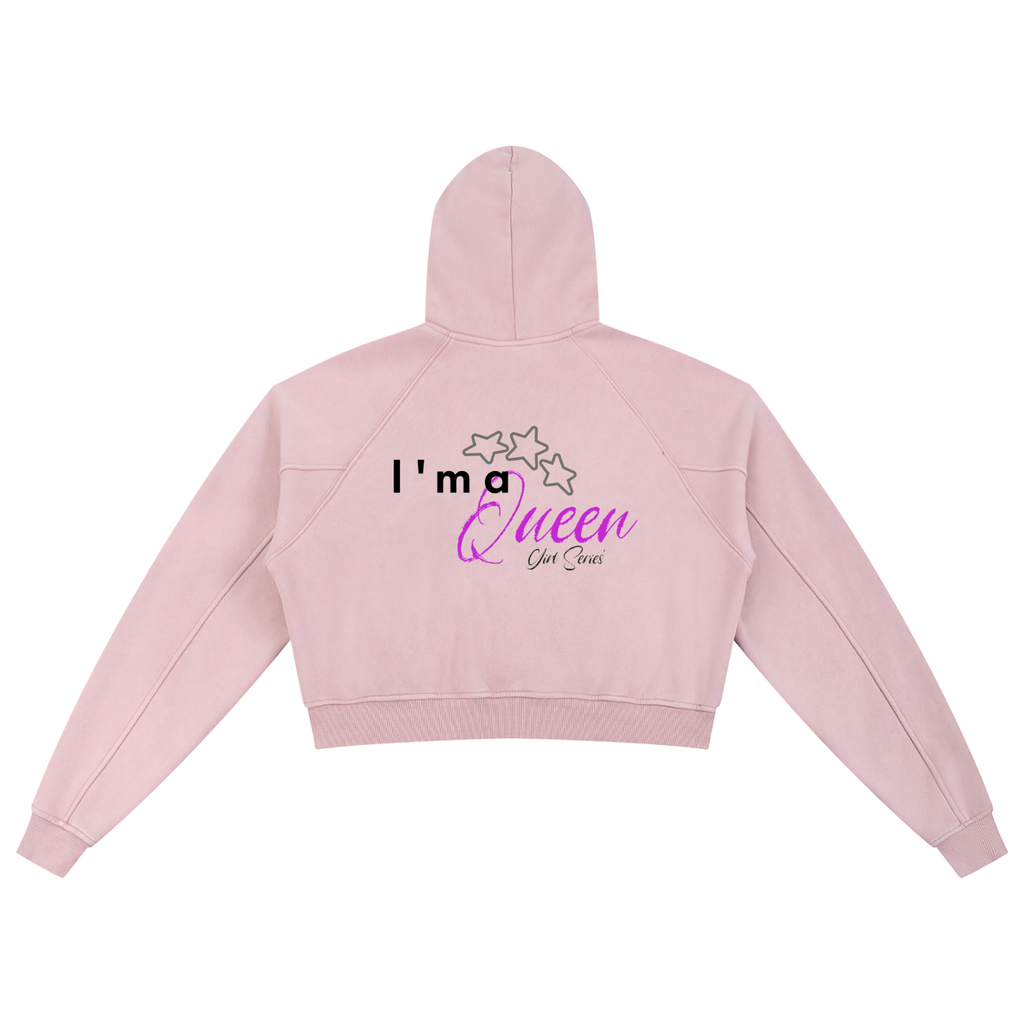 Snow Washed Cropped hoodie