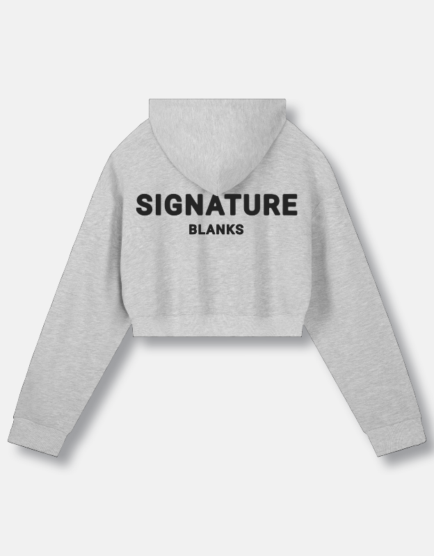 SB Cropped Zip-Up Hoodie