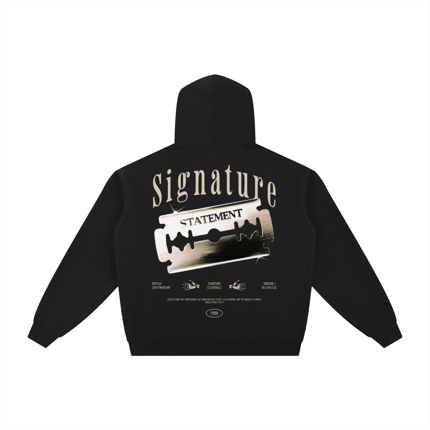 Signature Statement Fleeced Zip-Through Hoodie