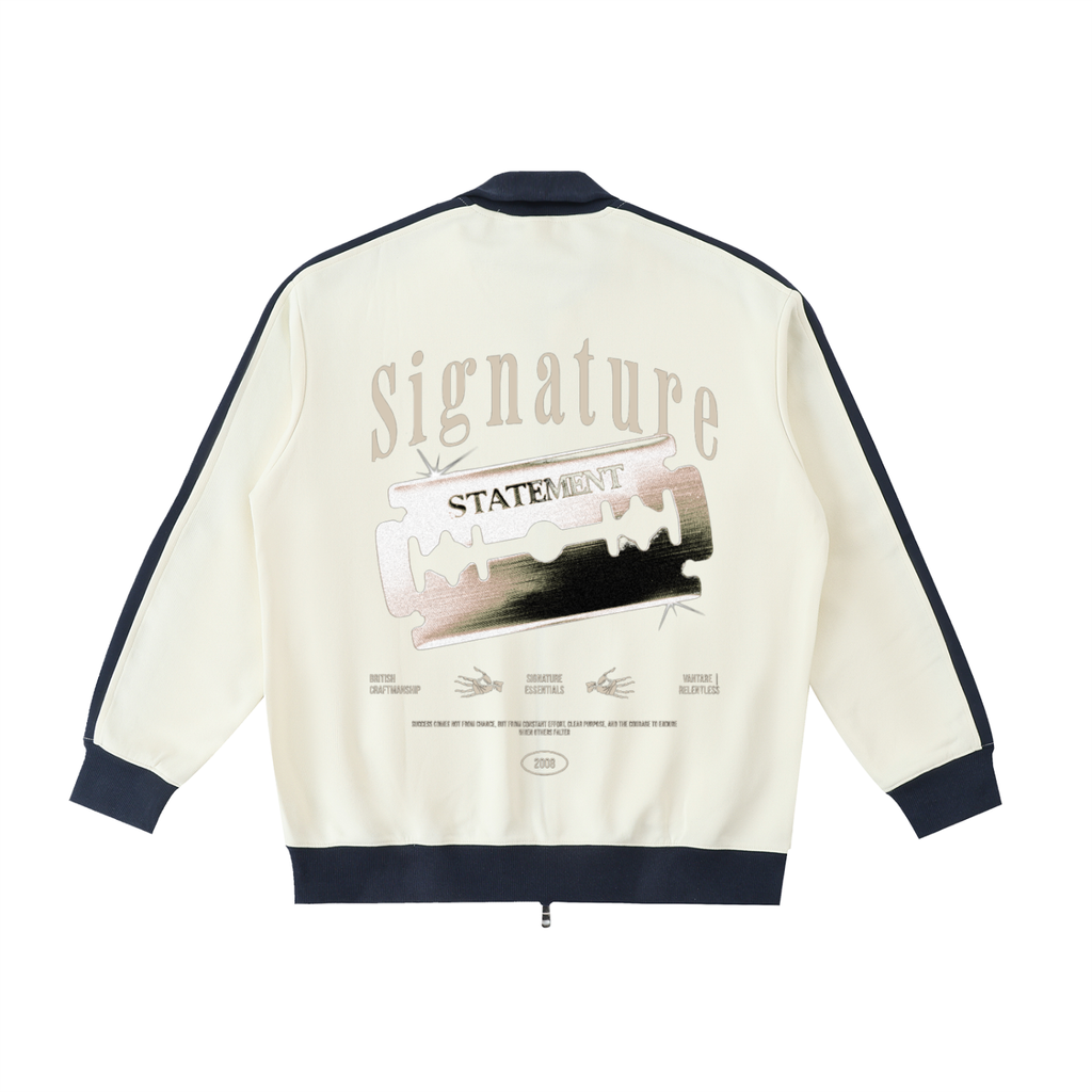 Signature Statement Trim Stand Collar Jacket