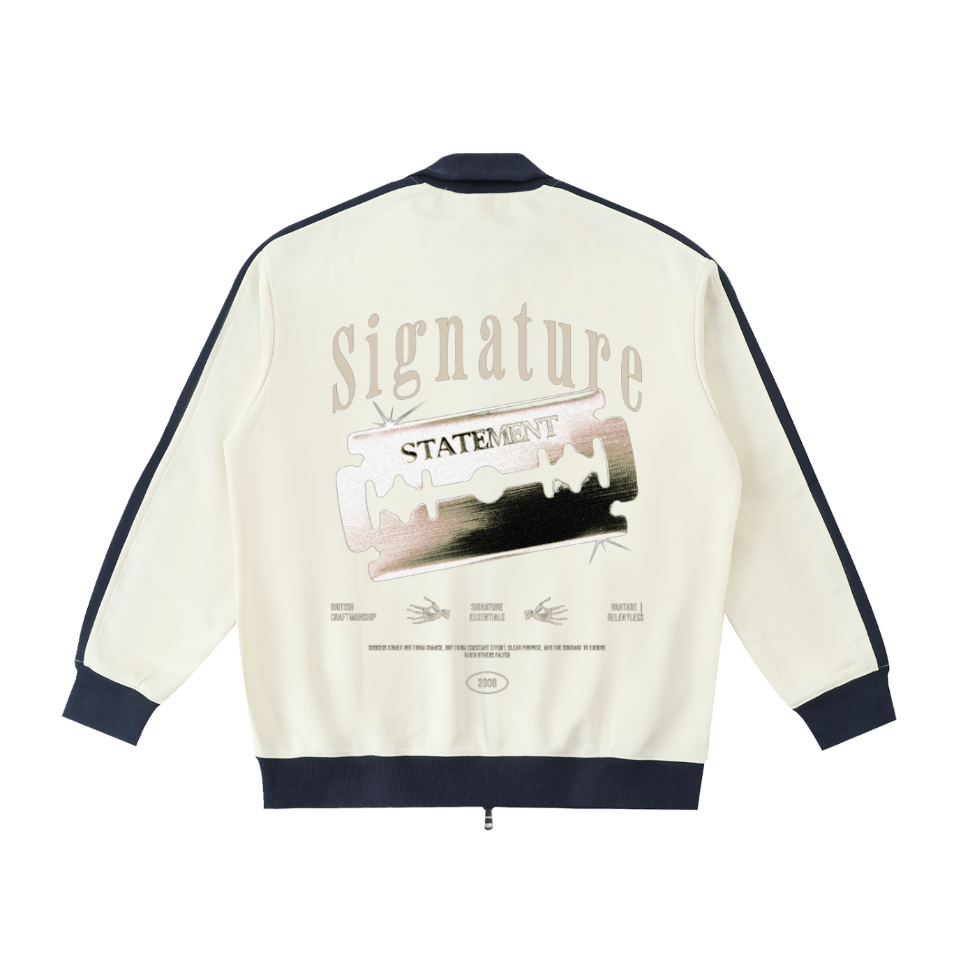 Signature Statement Trim Stand Collar Jacket