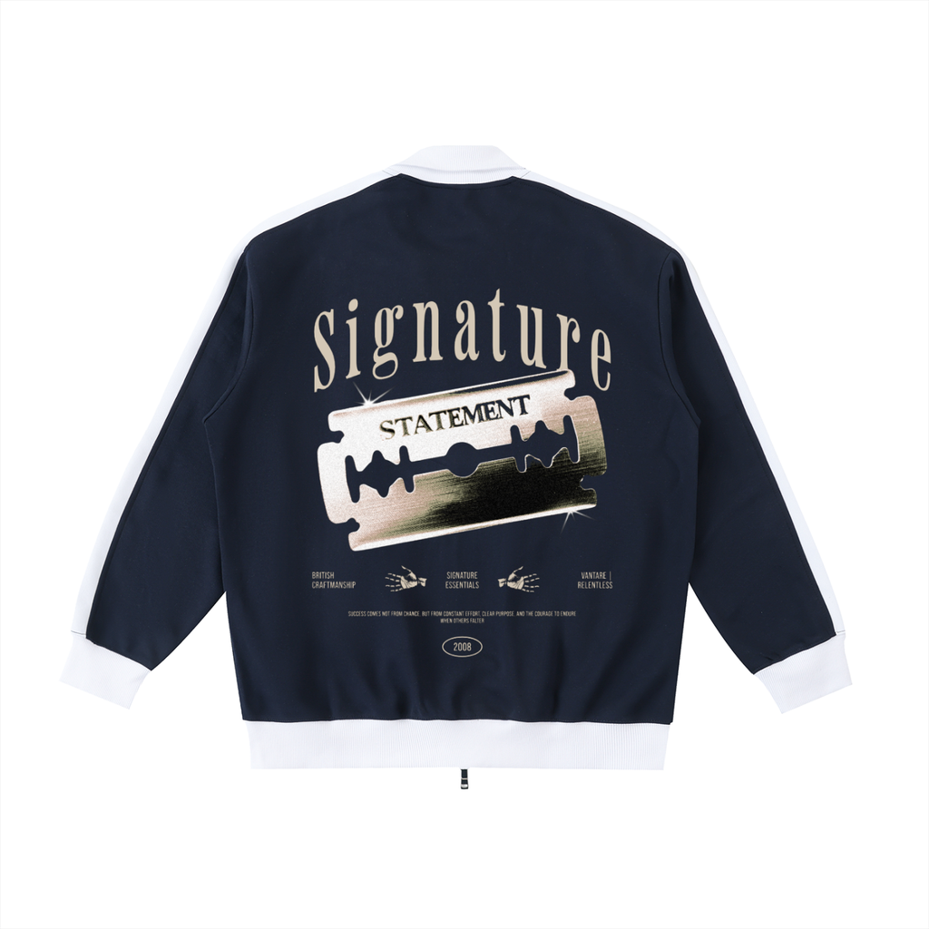 Signature Statement Trim Stand Collar Jacket