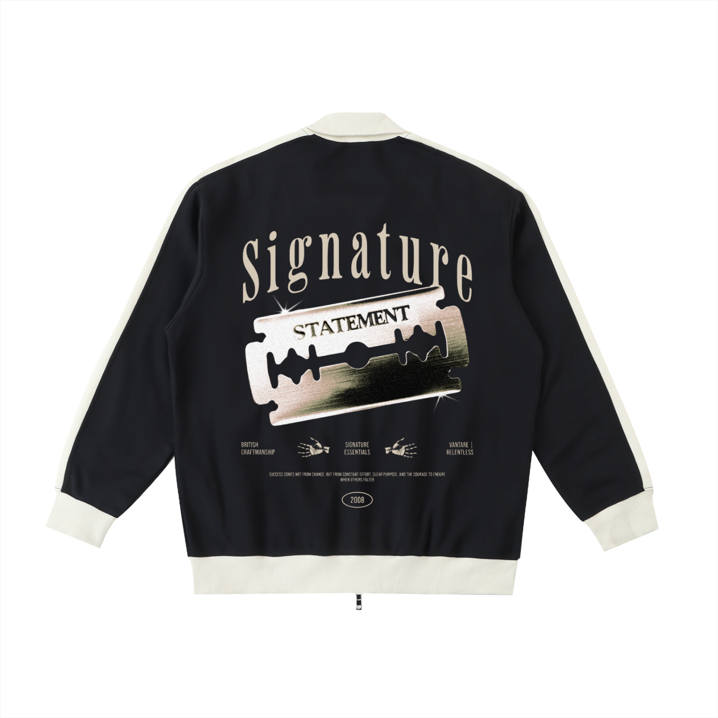 Signature Statement Trim Stand collar jacket