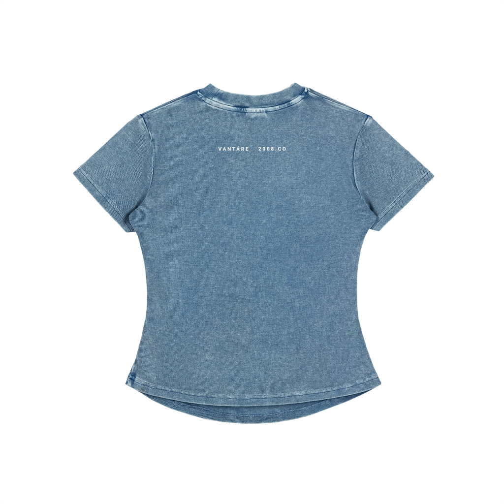 Vintage washed bodycon T-shirt