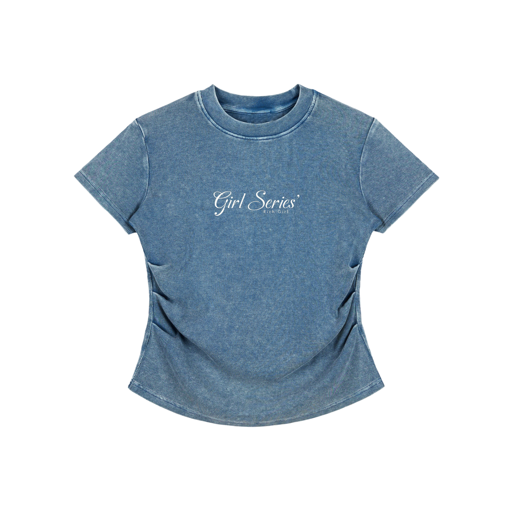 Vintage washed bodycon T-shirt