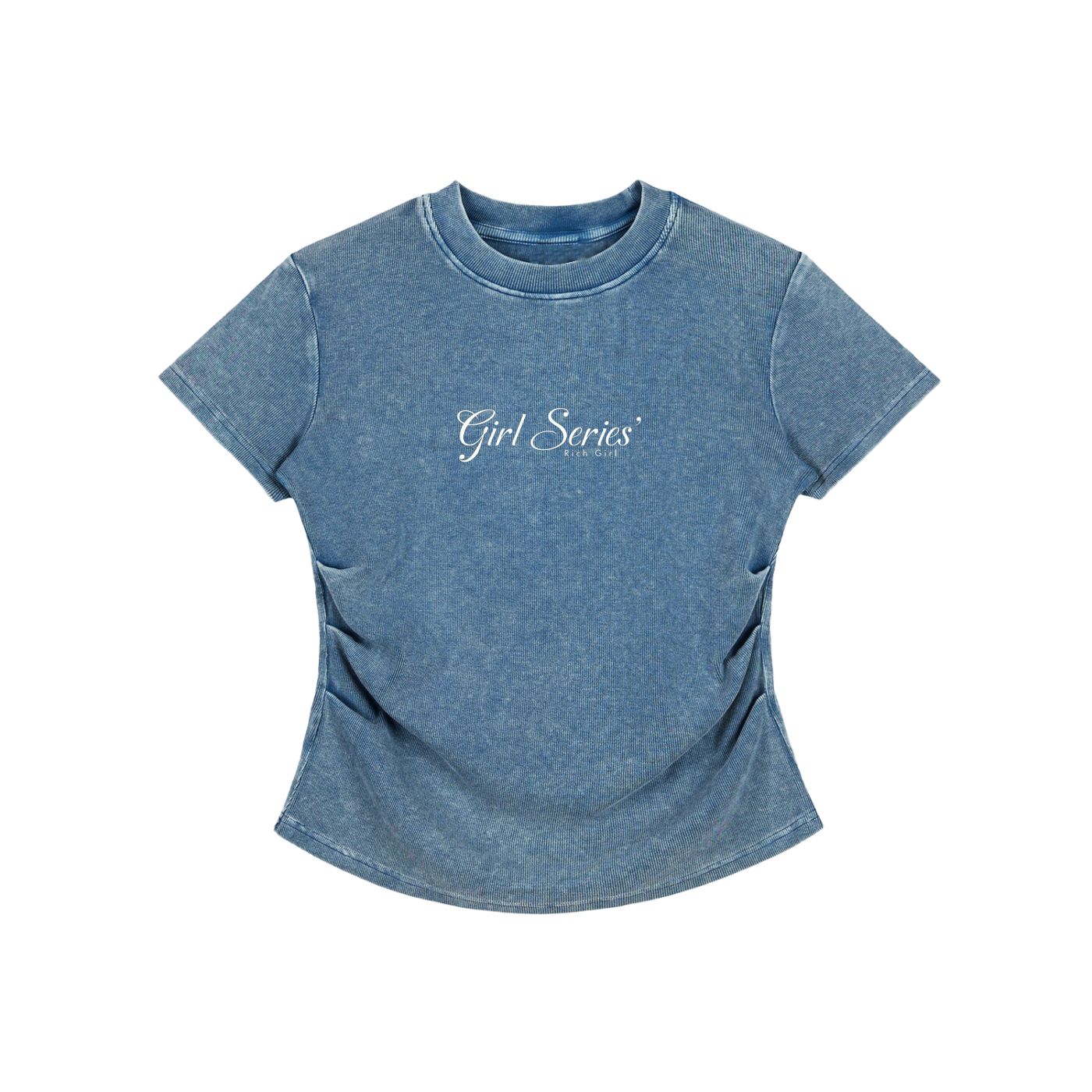 Vintage washed bodycon T-shirt